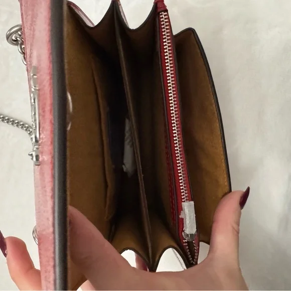 🌺Coach Mini Klare Crossbody Bag -Fire Red - Picture 8 of 13